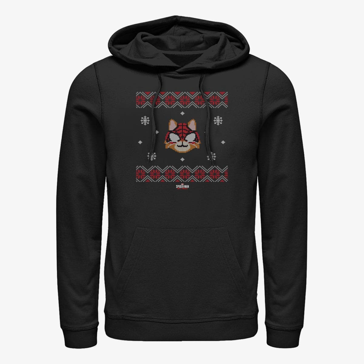 Hoodies and sweatshirts  Merch Marvel Spider-Man: Miles Morales - Spider Cat Sweater Unisex Hoodie Black
