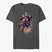 Merch Marvel Avengers: Endgame - Life Fight Unisex T-Shirt Dark Heather Grey