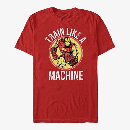 Μπλουζάκι Merch Marvel Avengers Classic - Train Iron Unisex T-Shirt Red