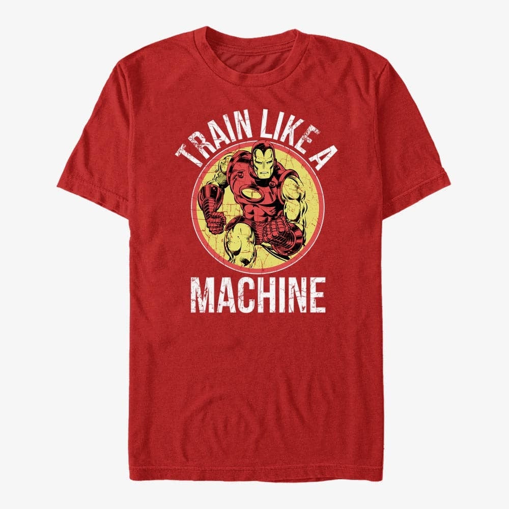 T-shirts Merch Marvel Avengers Classic - Train Iron Unisex T-Shirt Red