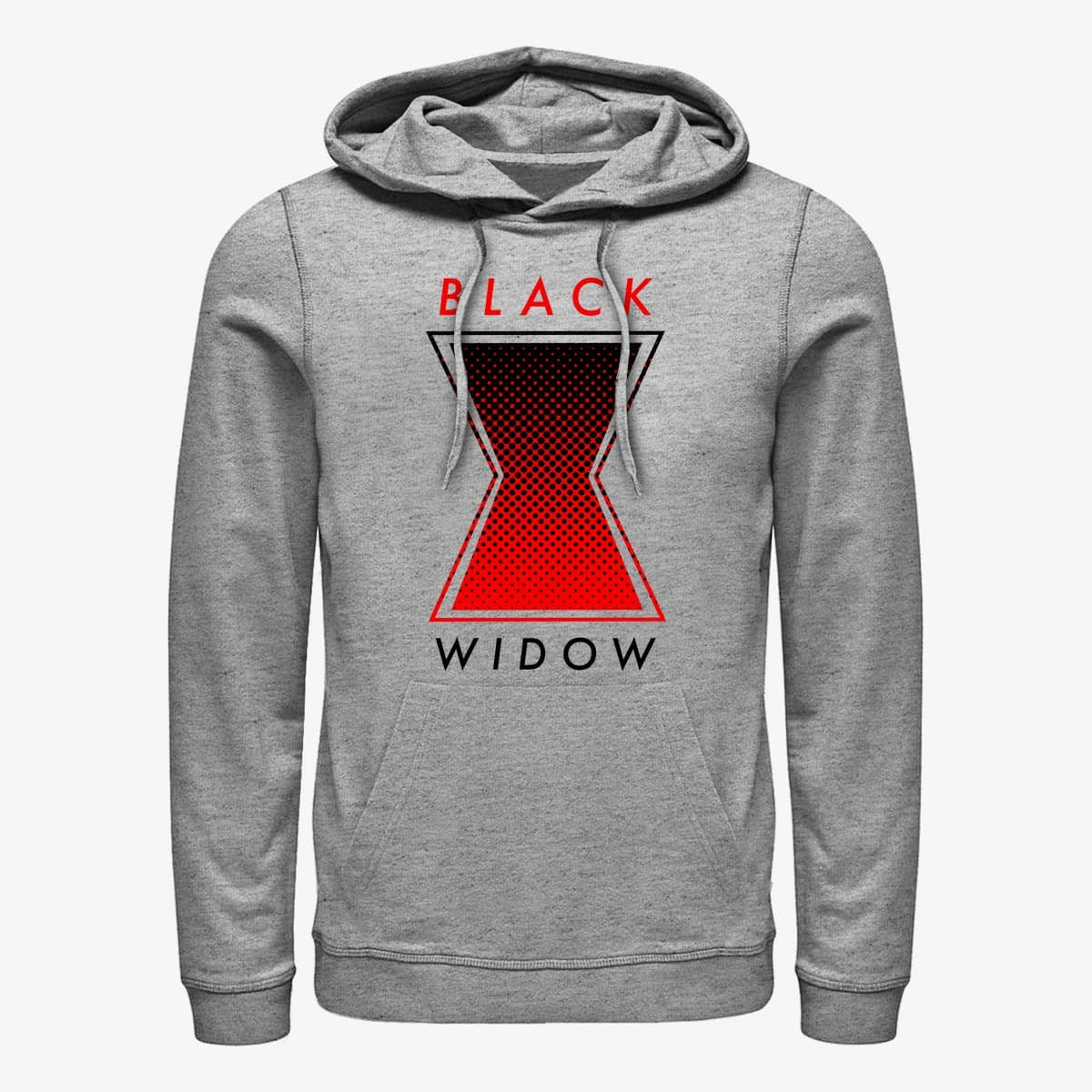 Hoodies en truien Merch Marvel Black Widow: Movie - Haftone Symbol Unisex Hoodie Heather Grey