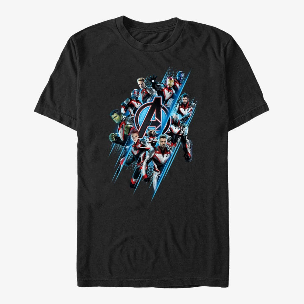 T-Shirts Merch Marvel Avengers: Endgame - Avengers Suit up Unisex T-Shirt Black