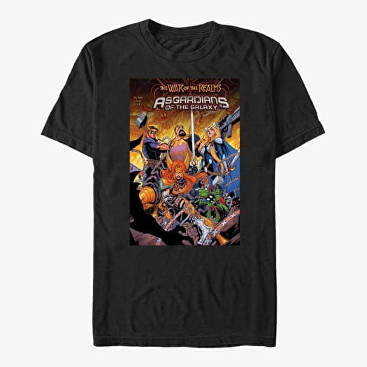 Póló Merch Marvel - Asgardians of the Galaxy Unisex T-Shirt Black