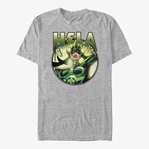 T-shirt Merch Marvel Avengers Classic - Hela Sphere Unisex T-Shirt Heather Grey