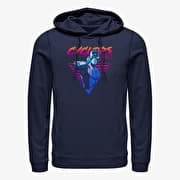 Merch Marvel X-Men - Neon Cyclops Unisex Hoodie Navy Blue