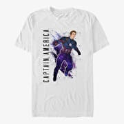 Merch Marvel Avengers: Endgame - Captain America Painted Unisex T-Shirt White