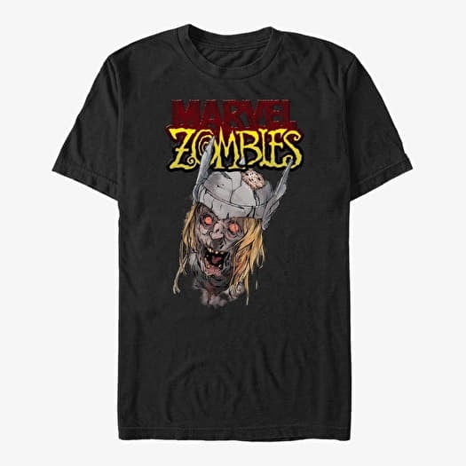 Tričko Merch Marvel - Head of Thor Unisex T-Shirt Black