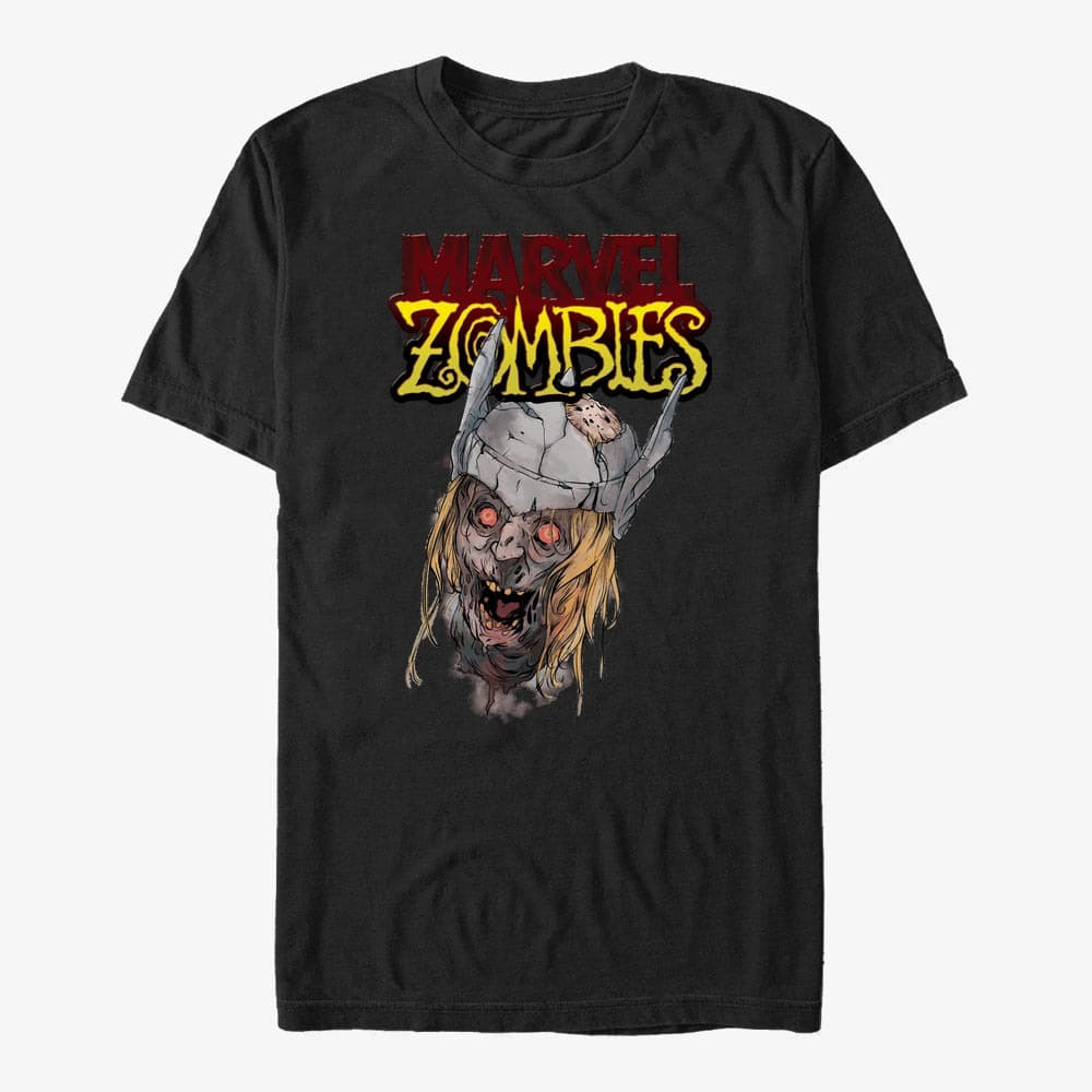 T-särgid Merch Marvel - Head of Thor Unisex T-Shirt Black