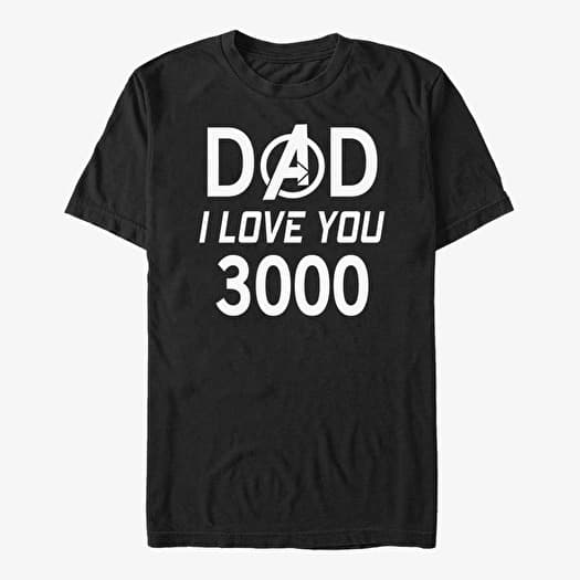 T-shirt Merch Marvel Avengers: Endgame - Dad 3000 Unisex T-Shirt Black