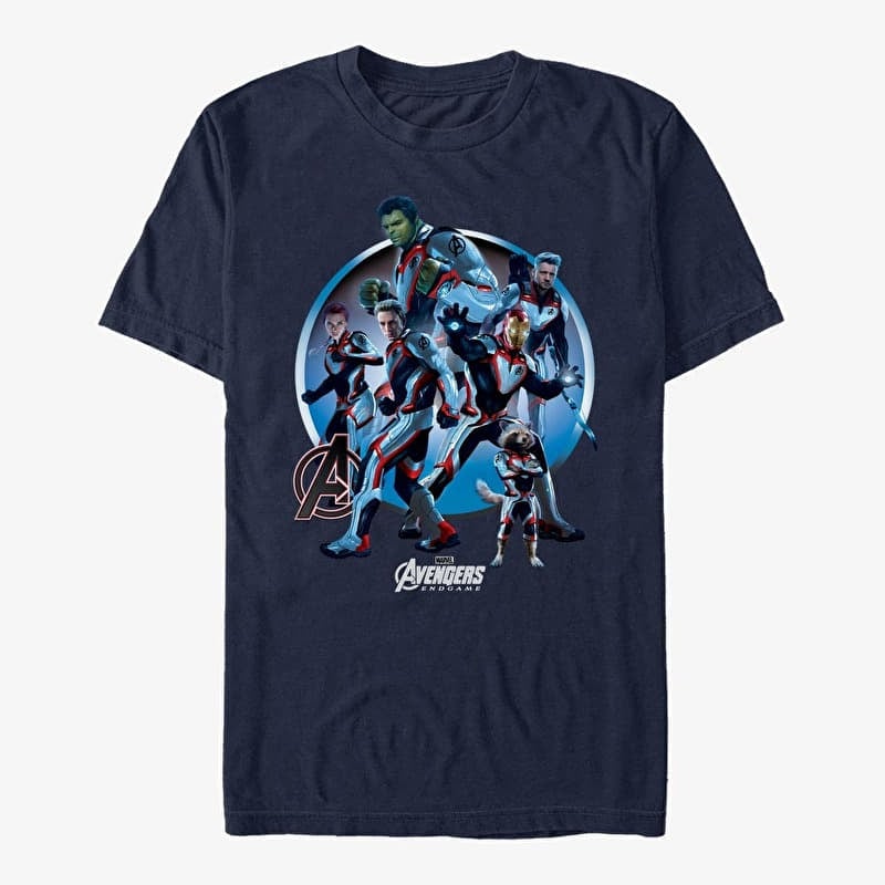 T-Shirt Merch Marvel Avengers: Endgame - Endgamers Unite Unisex T-Shirt Navy Blue