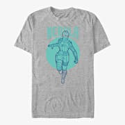 Merch Marvel Avengers: Endgame - Nebula Simplicity Unisex T-Shirt Heather Grey
