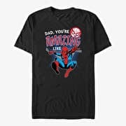 Merch Marvel Spider-Man Classic - Amazing Like Dad Unisex T-Shirt Black