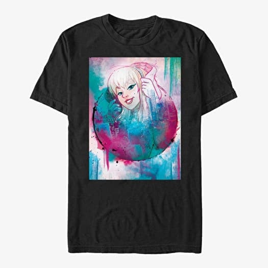 T-shirt Merch Marvel - Ghost Spider Portrait Unisex T-Shirt Black