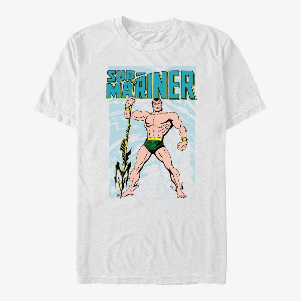 T-Shirts Merch Marvel - Mariner Surf Unisex T-Shirt White