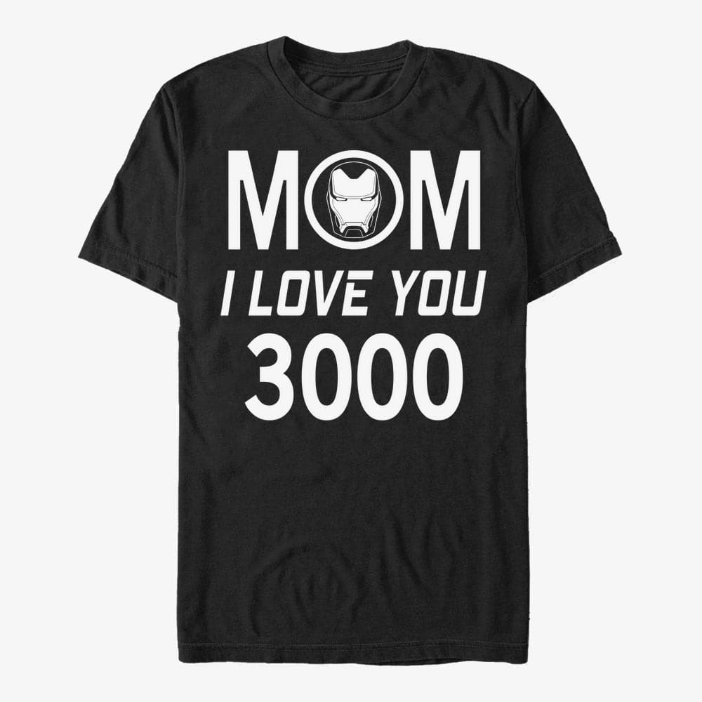 Trička Merch Marvel Avengers: Endgame - Mom 3000 Unisex T-Shirt Black