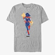 Merch Marvel Avengers: Endgame - Marvel Painted Unisex T-Shirt Heather Grey