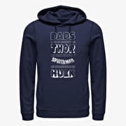 Merch Marvel Avengers Classic - Marvel Dads Unisex Hoodie Navy Blue