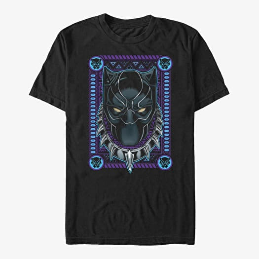 T-shirt Merch Marvel Avengers Classic - Panther Card Unisex T-Shirt Black