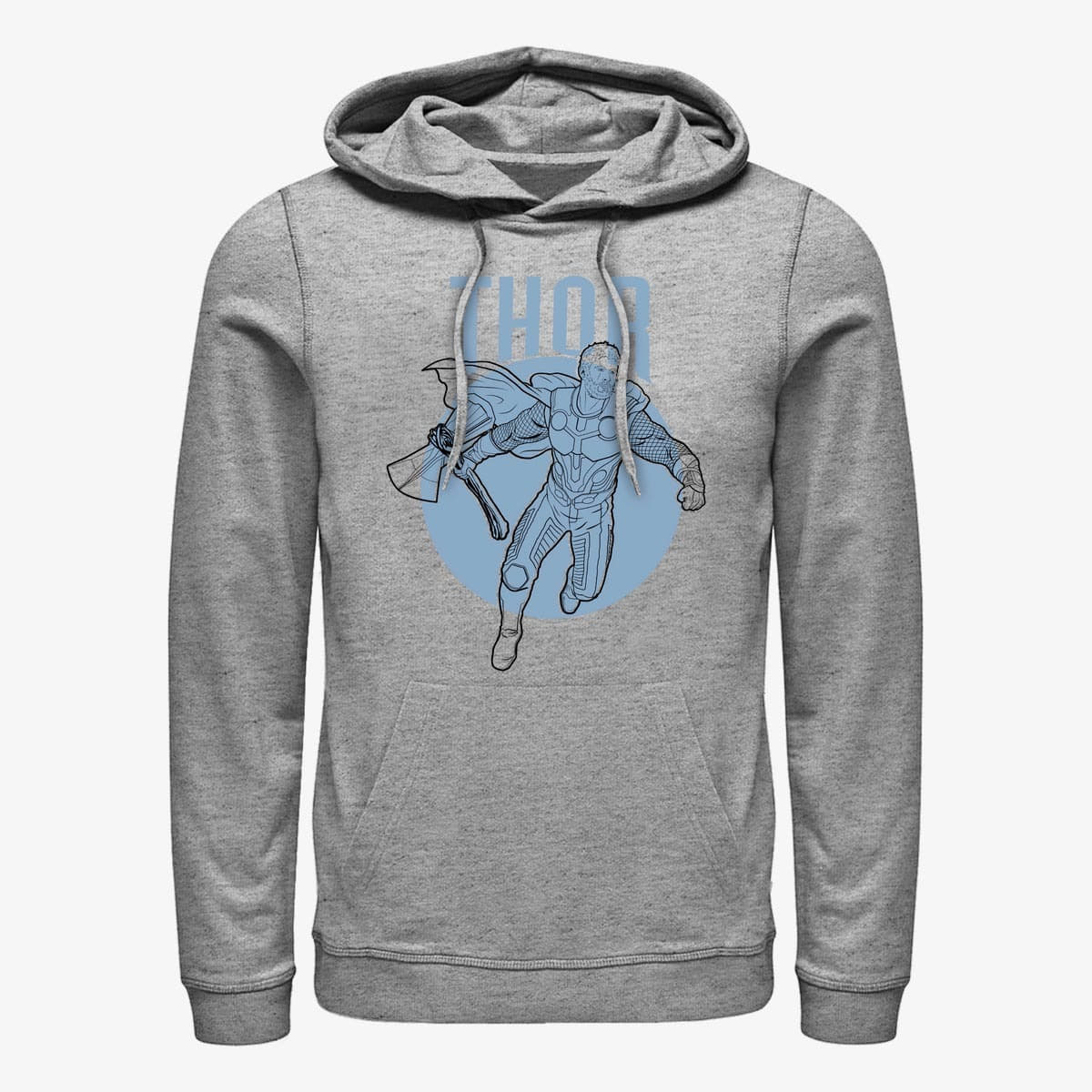 Hoodies and sweatshirts  Merch Marvel Avengers: Endgame - Thor Simplicity Unisex Hoodie Heather Grey