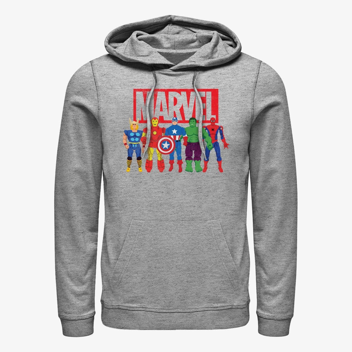 Felpe Merch Marvel Avengers Classic - Toy Group Unisex Hoodie Heather Grey