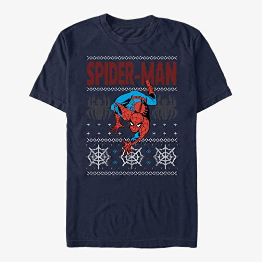 T-shirt Merch Marvel Spider-Man Classic - Ugly Spidey Unisex T-Shirt Navy Blue