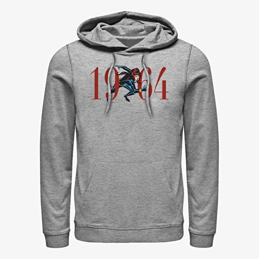 Суитчъри Merch Marvel Avengers Classic - Widow Sixty Four Unisex Hoodie Heather Grey