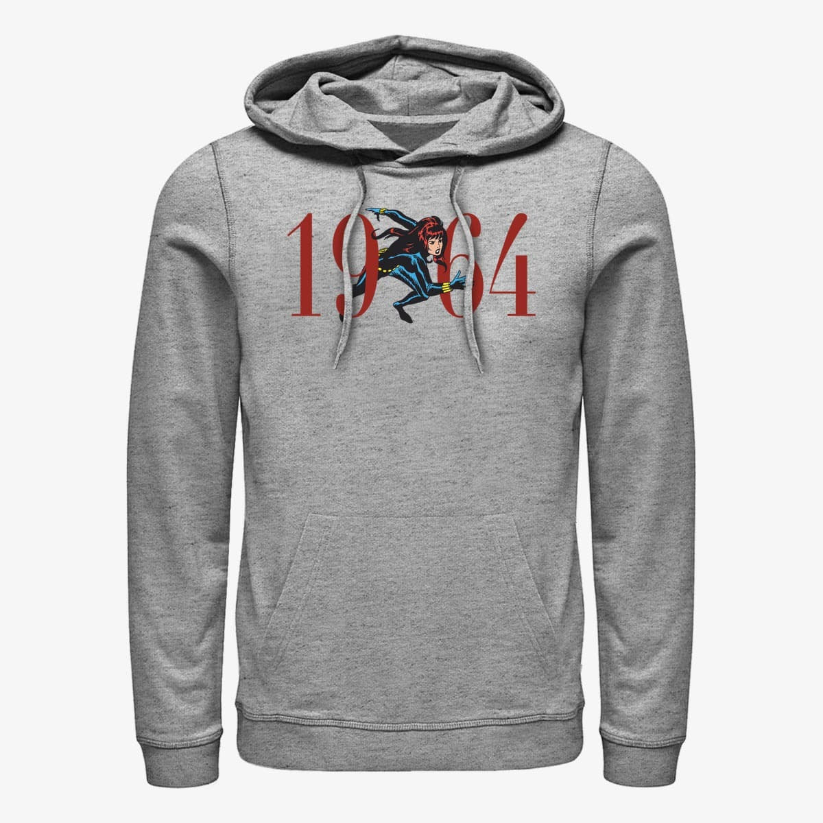 Felpe Merch Marvel Avengers Classic - Widow Sixty Four Unisex Hoodie Heather Grey