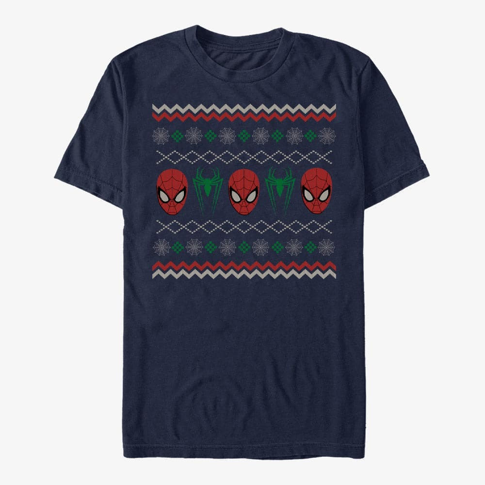 T-shirts Merch Marvel Spider-Man Classic - Spider Sweater Unisex T-Shirt Navy Blue