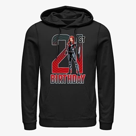 Sweatshirt Merch Marvel Avengers Classic - Black Widow 21st Bday Unisex Hoodie Black
