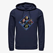 Merch Marvel Avengers: Endgame - Square Box Unisex Hoodie Navy Blue