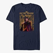 Merch Marvel What If...? - Strange Glyphs Unisex T-Shirt Navy Blue