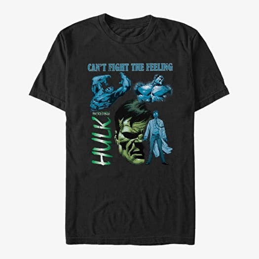 Tričko Merch Marvel - Hulk Homage Unisex T-Shirt Black