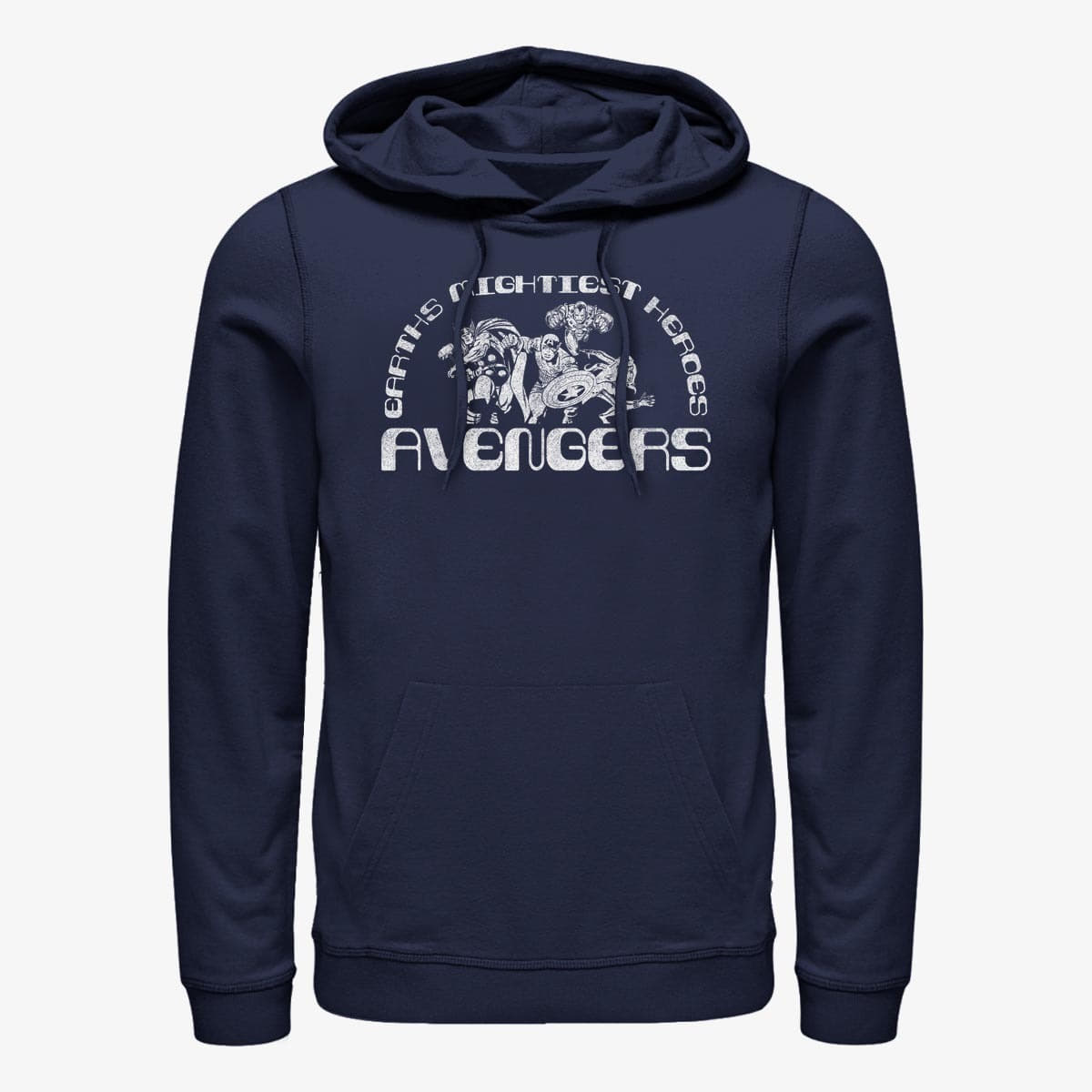 Суичърти Merch Marvel Avengers Classic - AVENGERS Unisex Hoodie Navy Blue