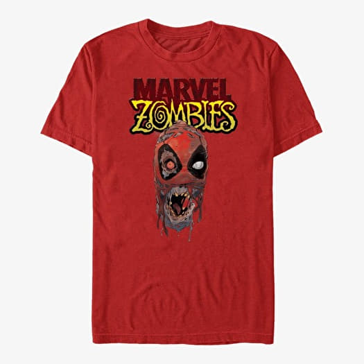 T-shirts Merch Marvel - Head of Deadpool Unisex T-Shirt Red