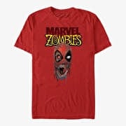 Merch Marvel - Head of Deadpool Unisex T-Shirt Red
