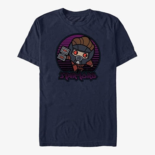 Majica Merch Marvel GOTG 2 - Lord of the Stars Unisex T-Shirt Navy Blue