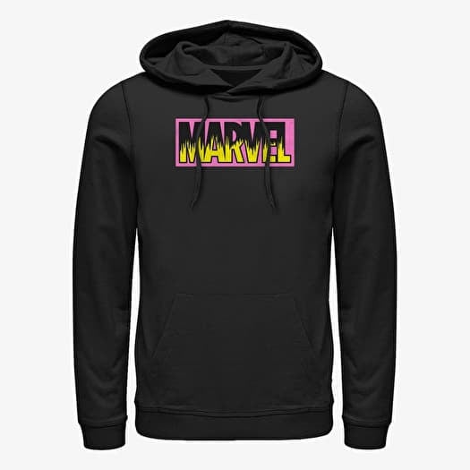 Sweatshirt Merch Marvel Other - Neon Logo Unisex Hoodie Black