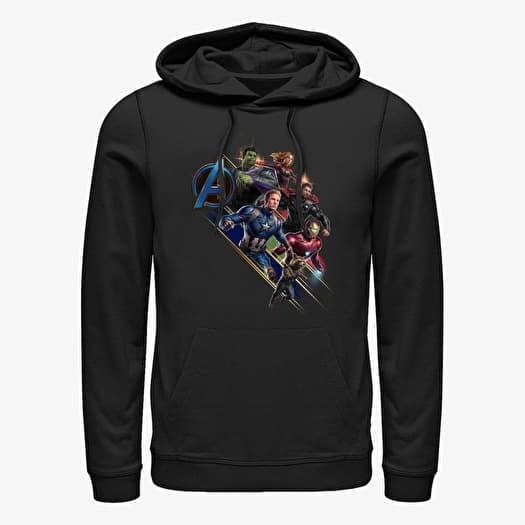 Sweatshirt Merch Marvel Avengers: Endgame - Avengers Assemble Unisex Hoodie Black