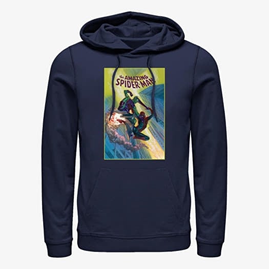 Verryttelypaita Merch Marvel X-Men - XMEN 70'S IRON ON Unisex Hoodie Navy Blue