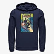 Merch Marvel X-Men - XMEN 70'S IRON ON Unisex Hoodie Navy Blue
