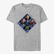 Merch Marvel Avengers: Endgame - Square Box Unisex T-Shirt Heather Grey