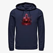 Merch Marvel The Eternals - Red Eternals Unisex Hoodie Navy Blue