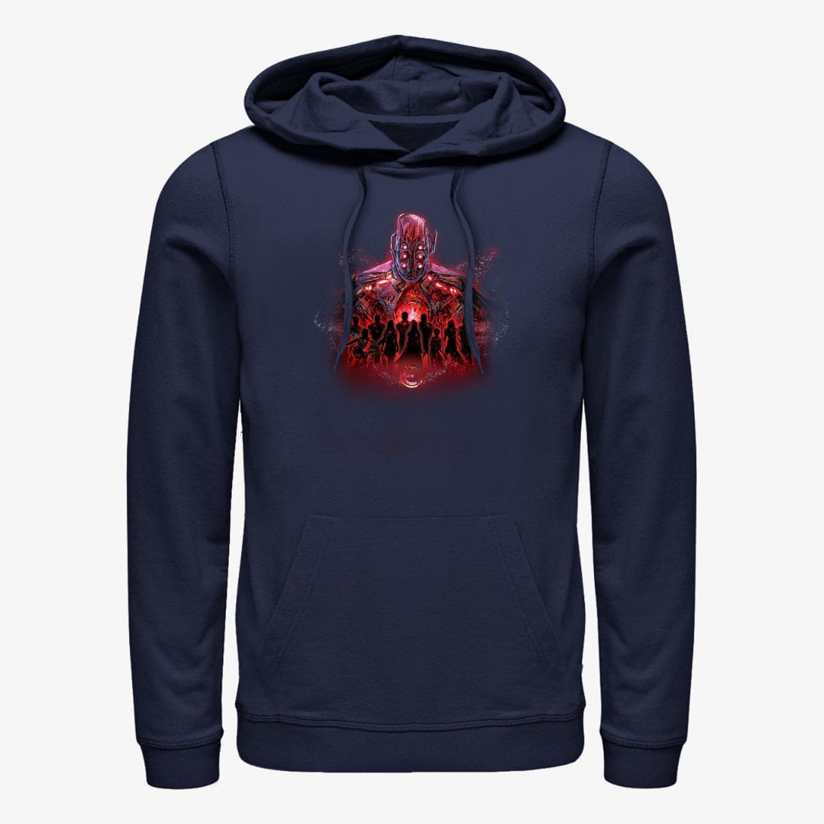 Суичърти Merch Marvel The Eternals - Red Eternals Unisex Hoodie Navy Blue