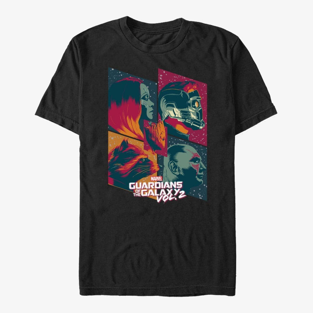 T-shirts Merch Marvel GOTG Classic - Shadow Guardians Unisex T-Shirt Black