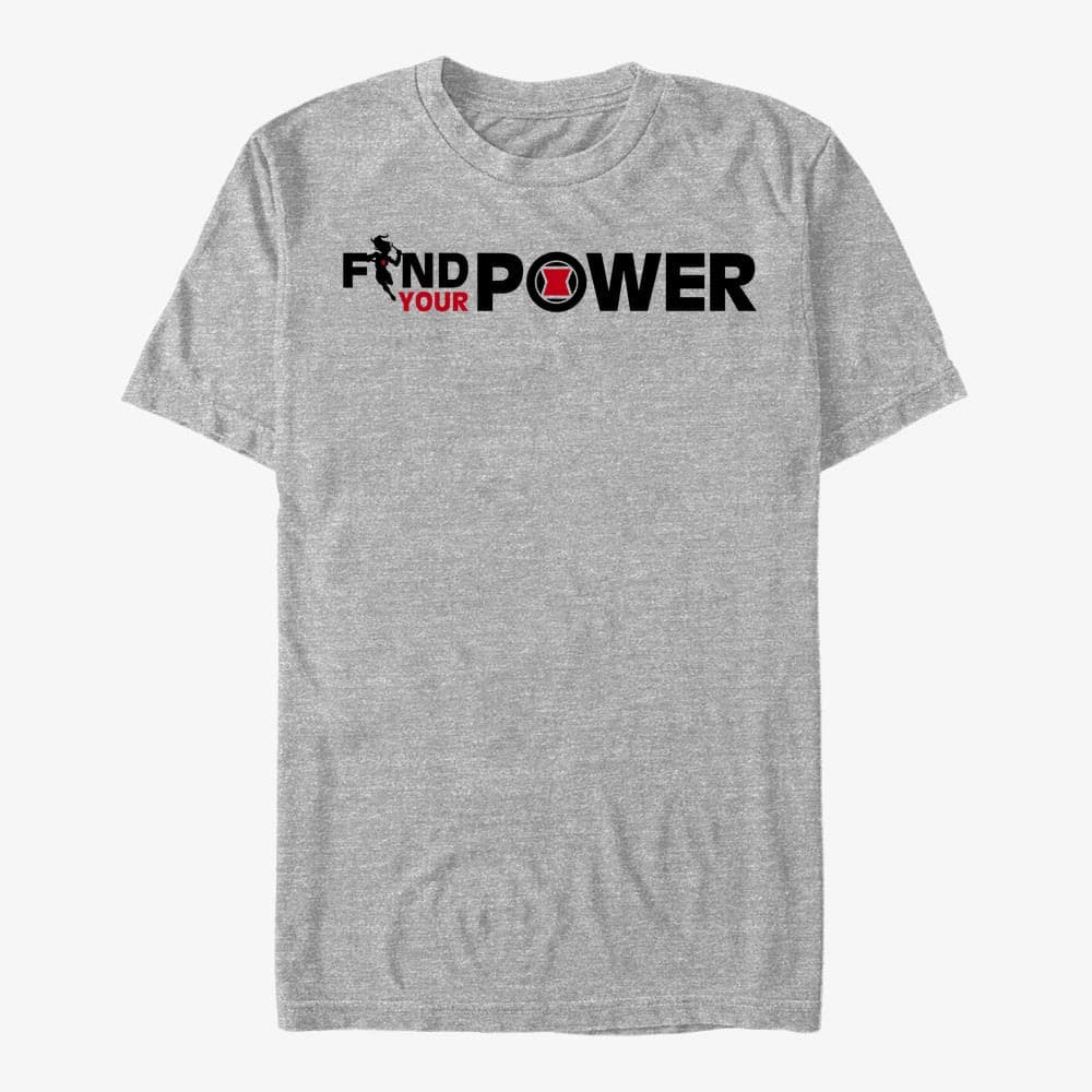 Trička Merch Marvel Avengers Classic - Spy Power Unisex T-Shirt Heather Grey