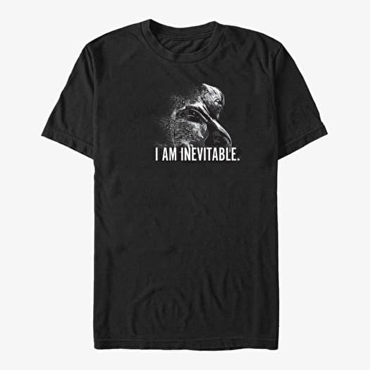T-skjorte Merch Marvel Avengers: Endgame - Thanos Inevitable Unisex T-Shirt Black