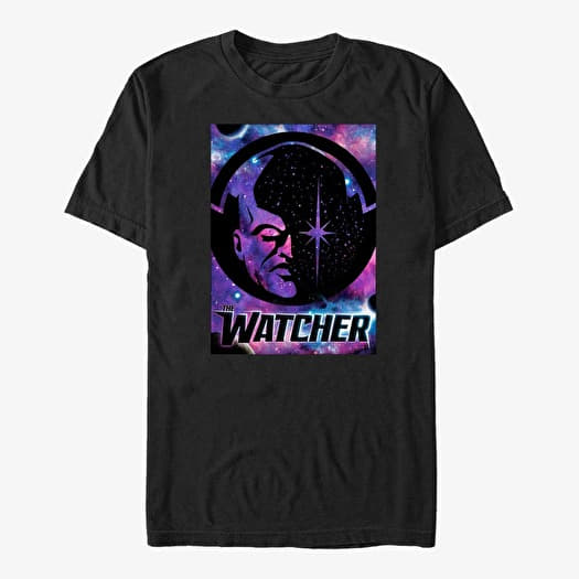 Tričko Merch Marvel What If...? - The Watcher Poster Unisex T-Shirt Black
