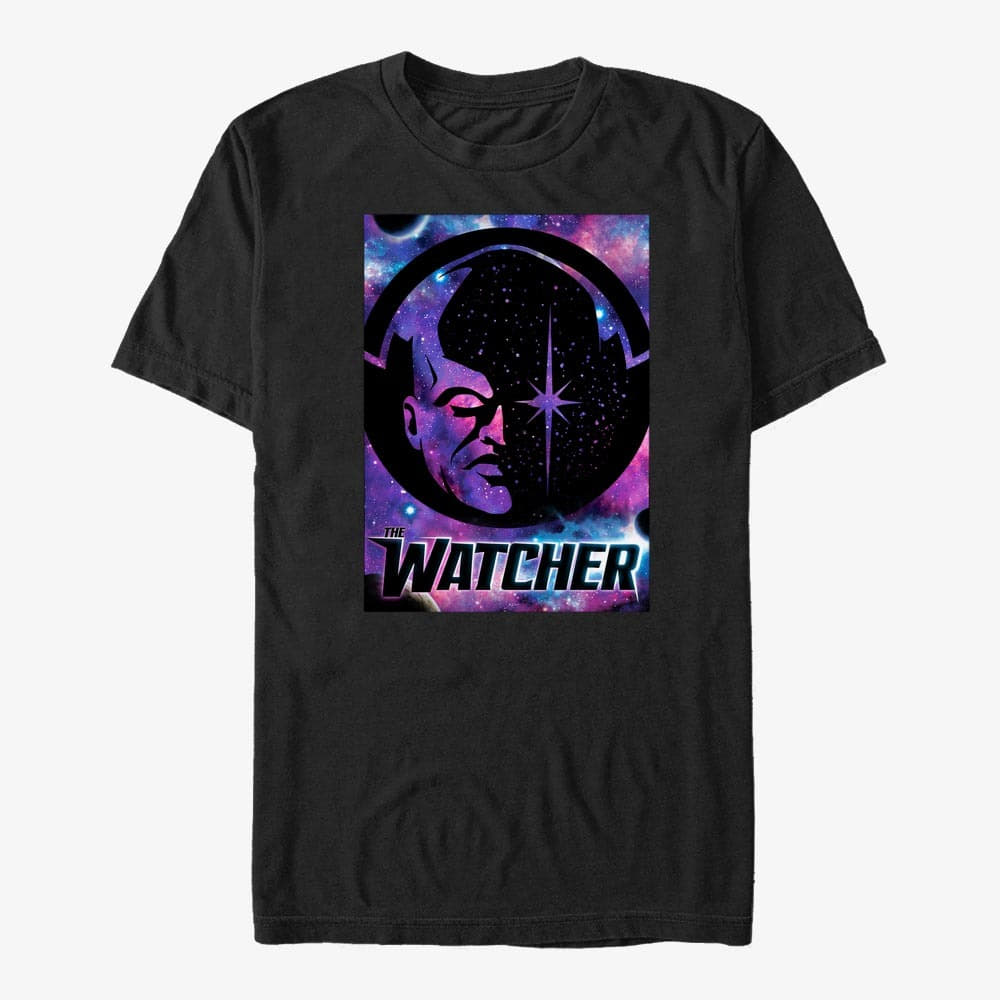 T-Shirts Merch Marvel What If...? - The Watcher Poster Unisex T-Shirt Black