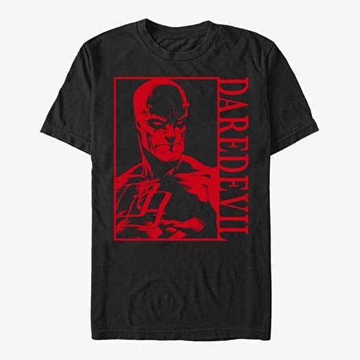 T-shirt Merch Marvel - Daredevil Portrait Box Unisex T-Shirt Black