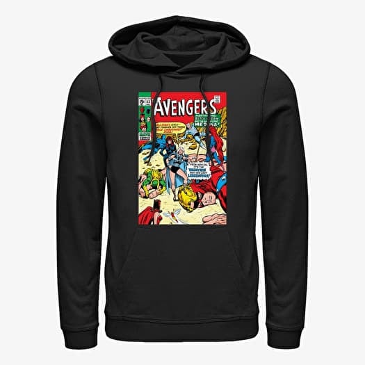 Sweatshirt Merch Marvel Avengers Classic - Female Avengers Unisex Hoodie Black